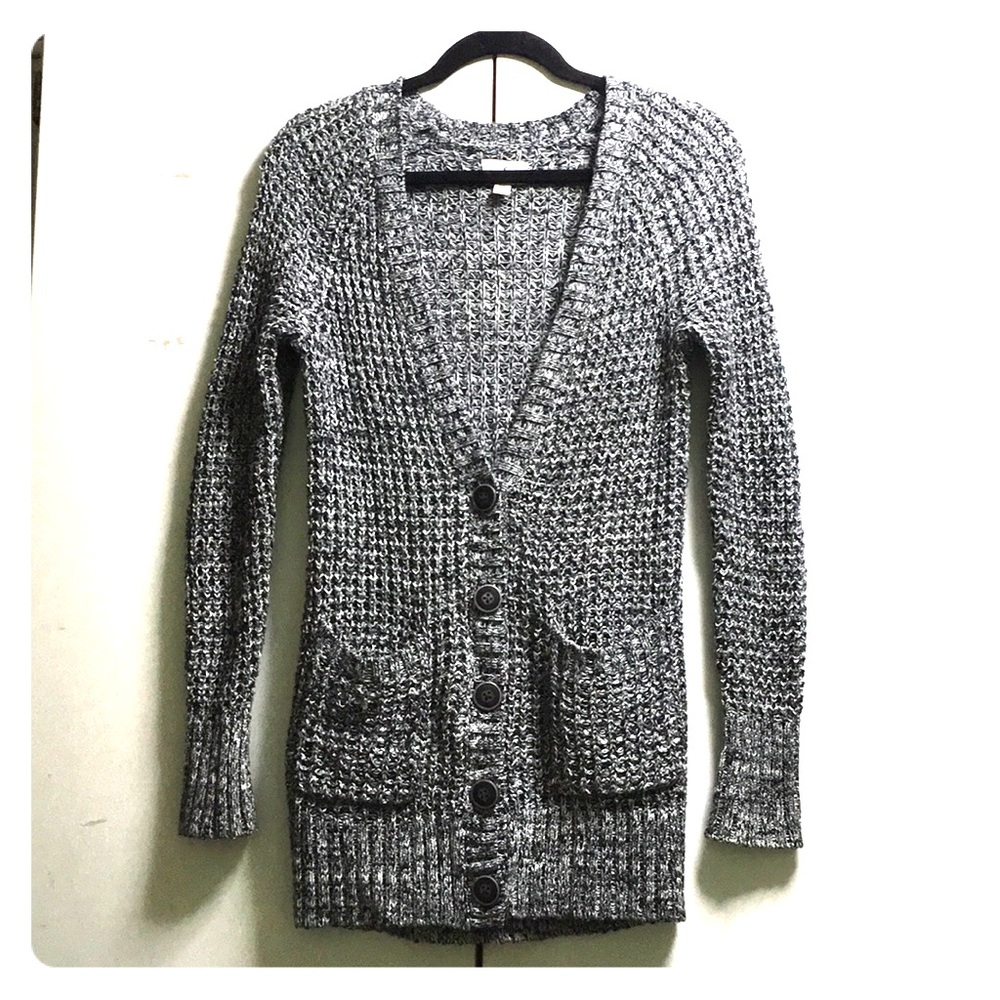 American Eagle Outfitters Heathered Knit Sweater